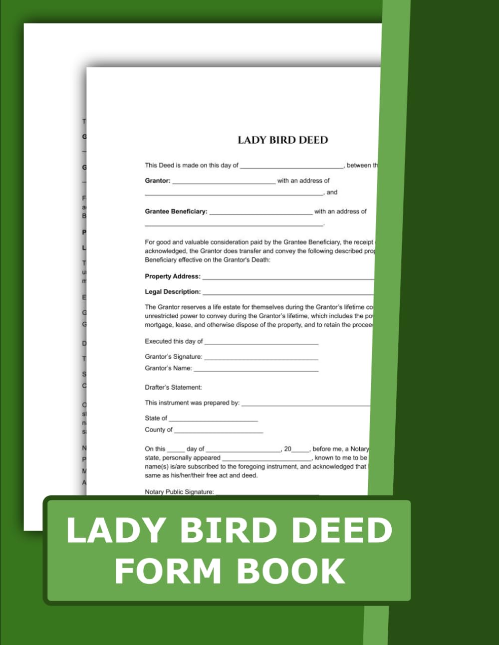 Lady Bird Deed Forms Book: 50 Ready-to-Use Templates for Effortless Property Transfer (Enhanced Life Estate Deeds). baixar o livro de graça