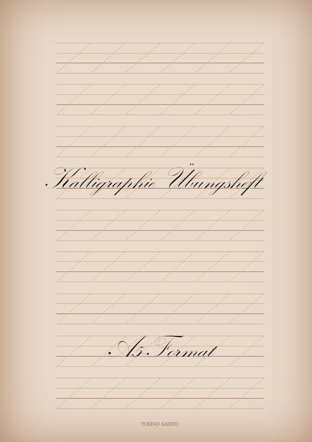 ler totalmente Kalligraphie Übungsheft A5-Format (German Edition)