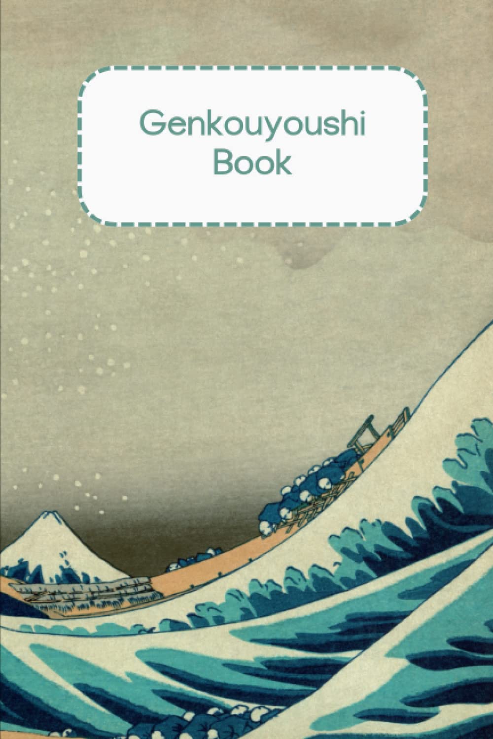 Genkouyoushi Book Hokusai Wave Design: Japanese Kanji Practice Notebook, Kana and Kanji Pratice Book 120 pages 6x9 in baixar o livro de graça