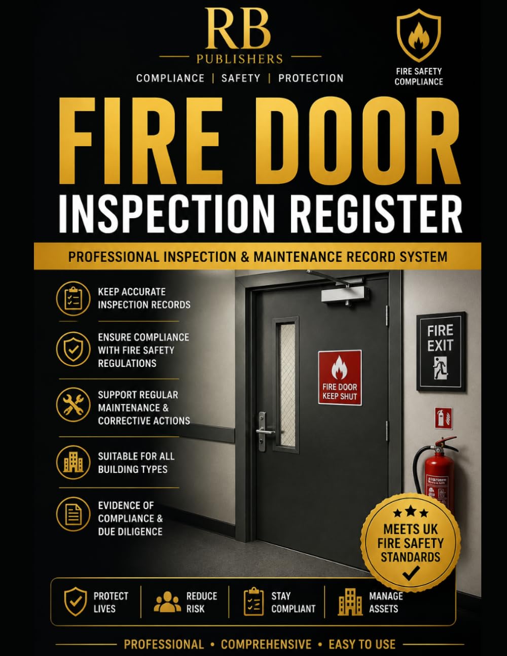 Fire Door Inspection Register: Complete Fire Door Compliance & Maintenance Record Book | Inspection Checklists, Defect Tracking, Corrective Actions,... Logs and Audit-Ready Documentation System baixar o livro de graça