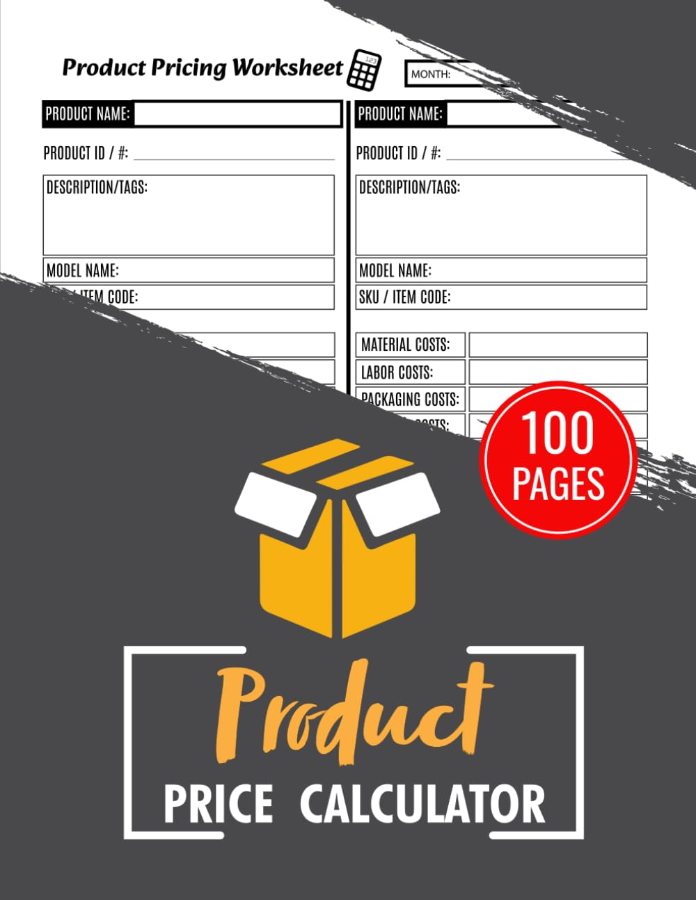 Product Price Calculator: Item Cost Logbook for Small Business & Handmade Sellers | Track Labor, Materials, Costs & Profits, 100 Pages baixar o livro de graça