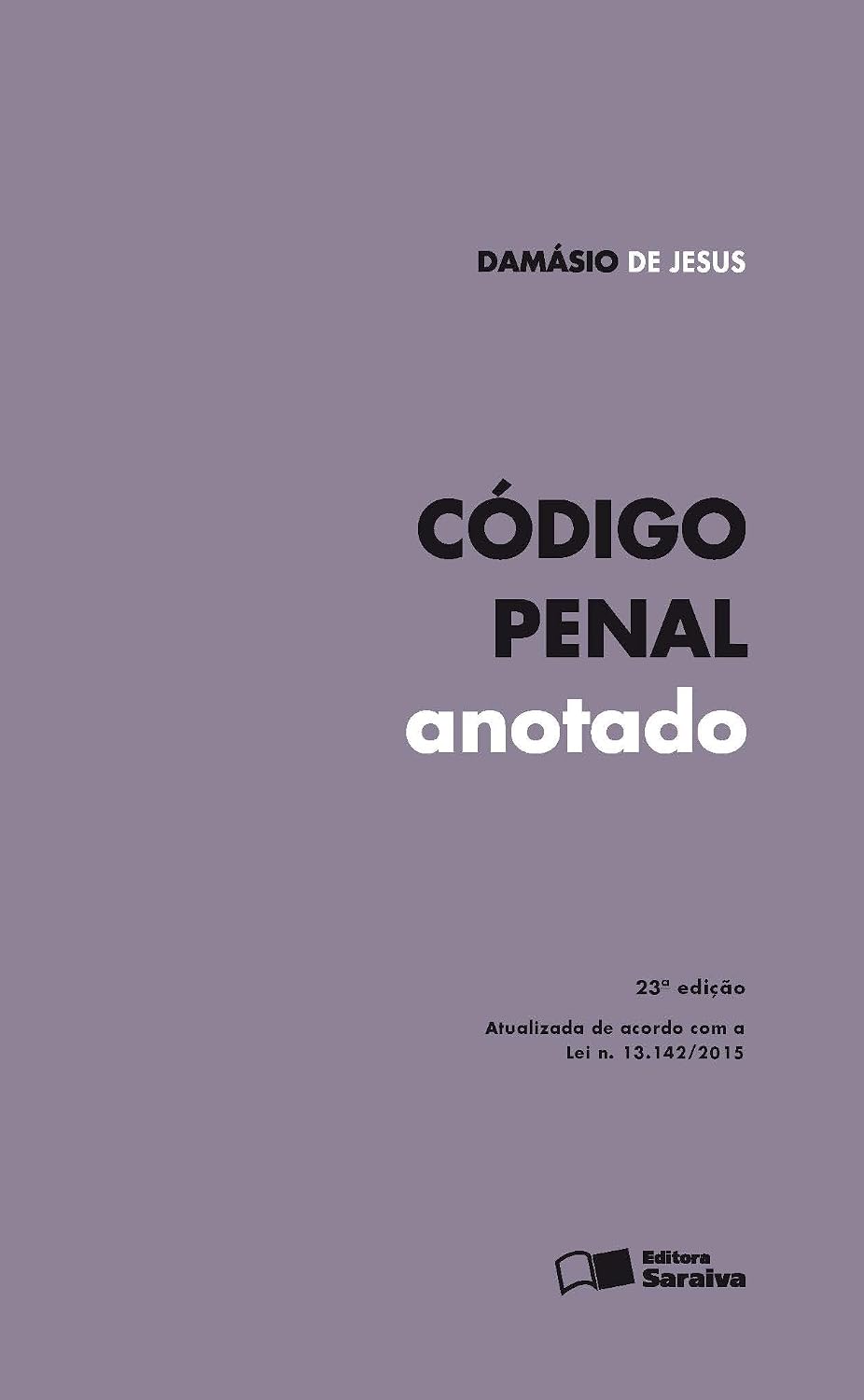 Código Penal Anotado baixar o livro de graça