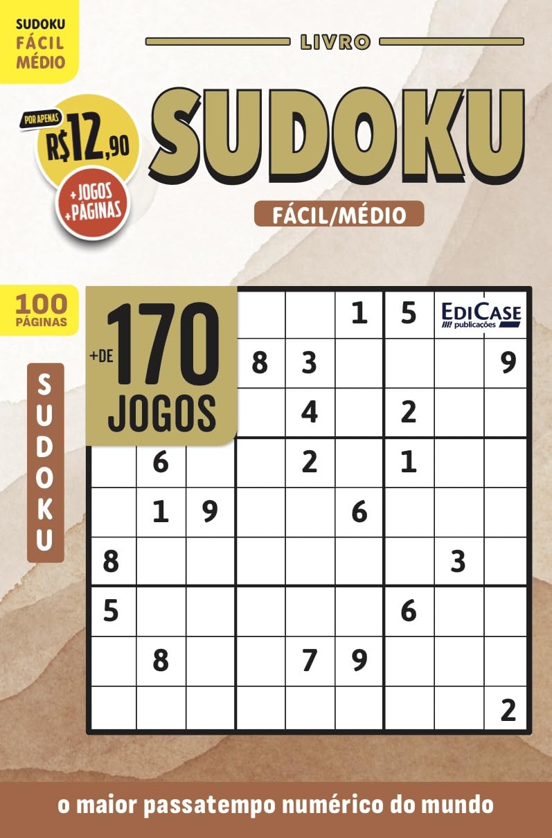 Livro Sudoku 30 + Lápis de Brinde: Nível Fácil/ Médio - O maior passatempo numérico do mundo baixar o livro de graça