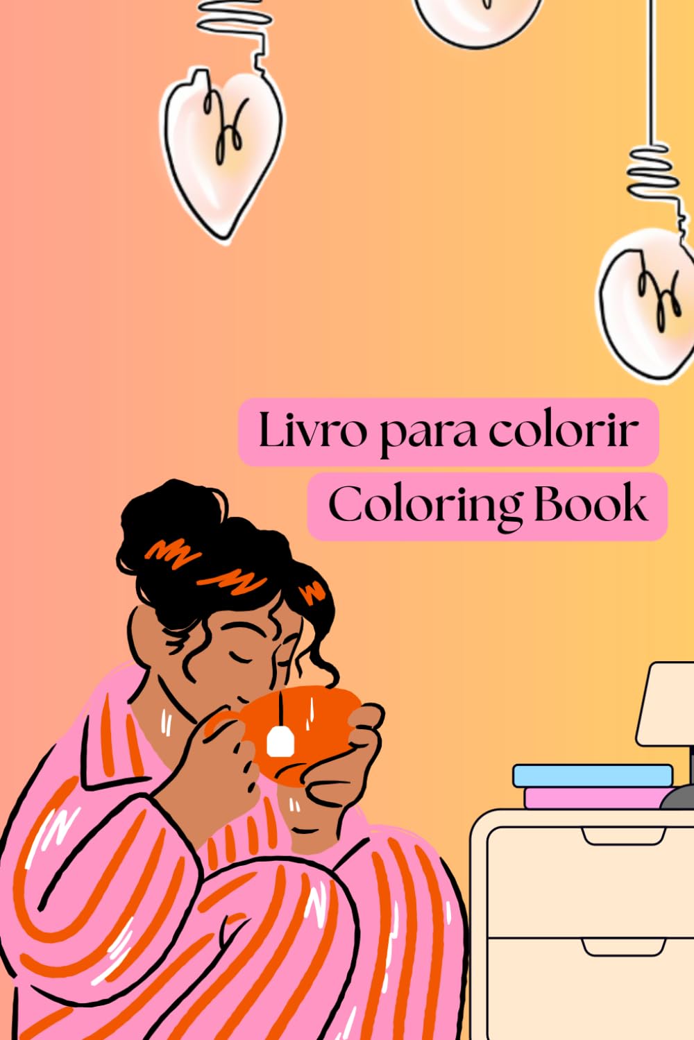 Livro para colorir - Mulheres & Flores: 76 desenhos para colorir (Portuguese Edition) baixar o livro de graça