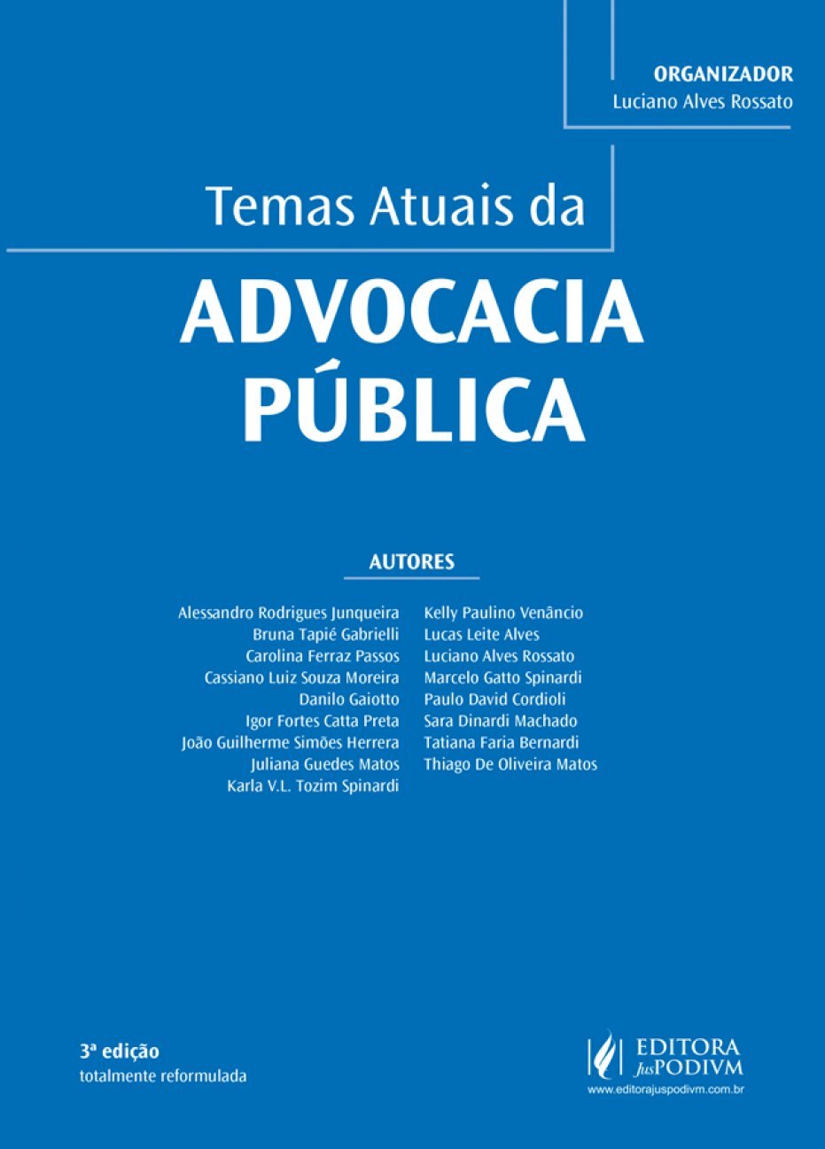 ler totalmente Temas Atuais da Advocacia Pública