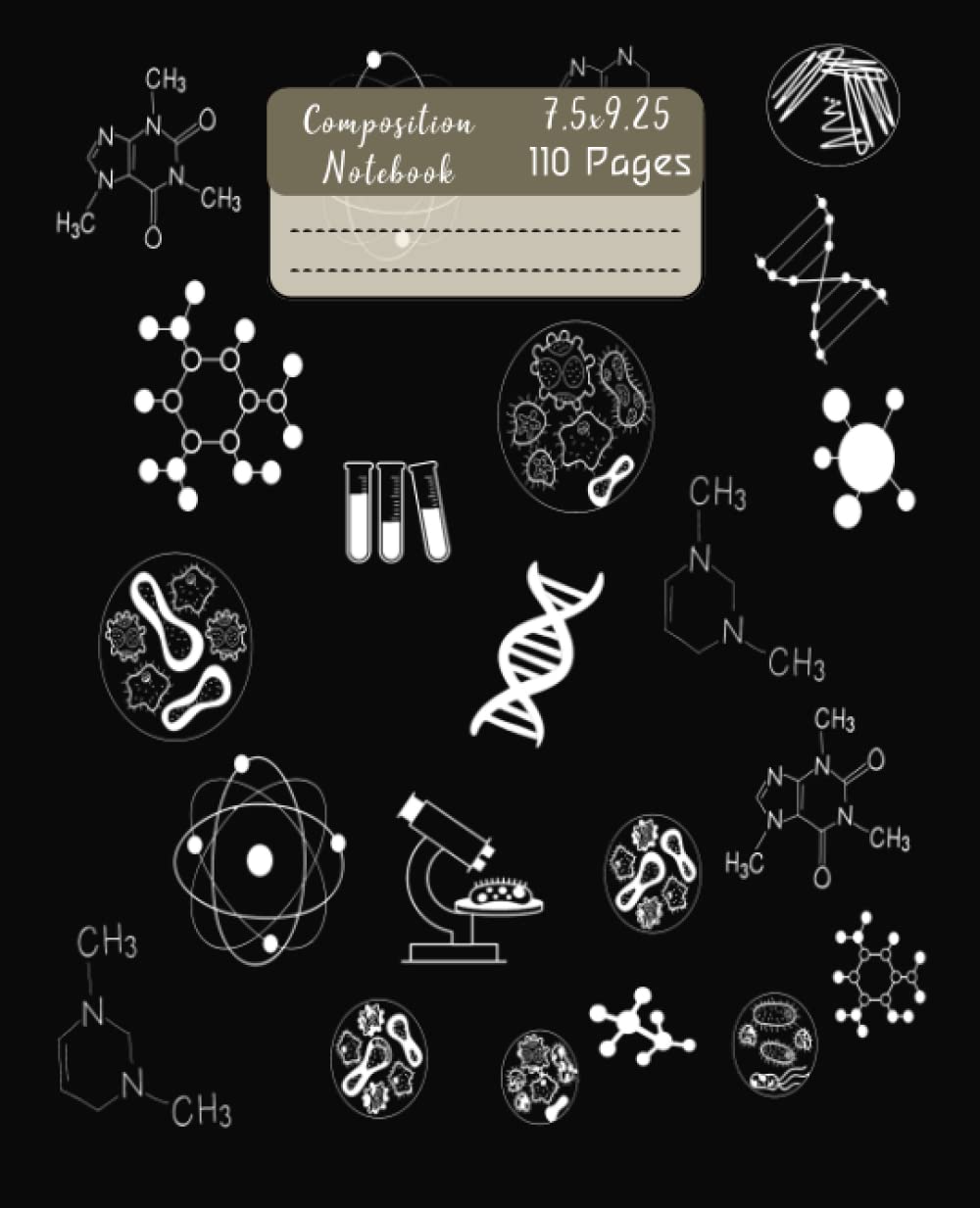 ler totalmente Laboratory Microbiology and Biochemical Composition Notebook: Biology Notebook |Science Notebook | College Ruled Paper Notebook for School &... and Teachers | 7.5 x 9.25 inches, 110 pages