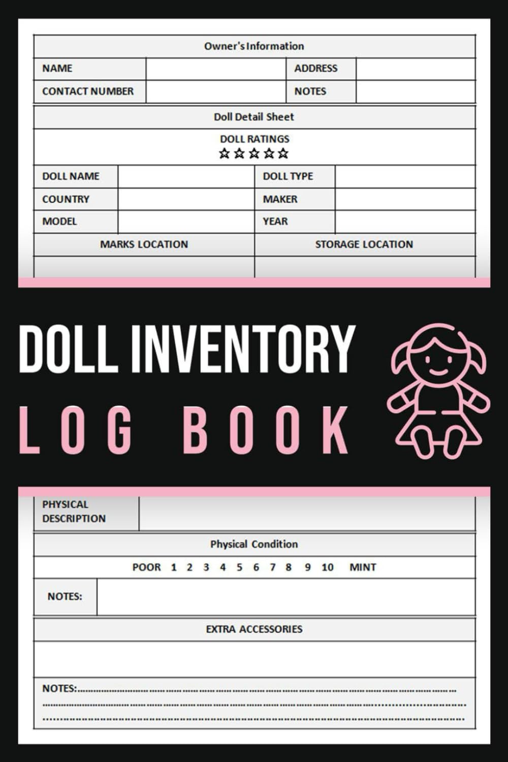 Doll Inventory Log Book: For keeping a Proper Record of all your Doll Collectables | Doll Inventory Record Logbook baixar o livro de graça