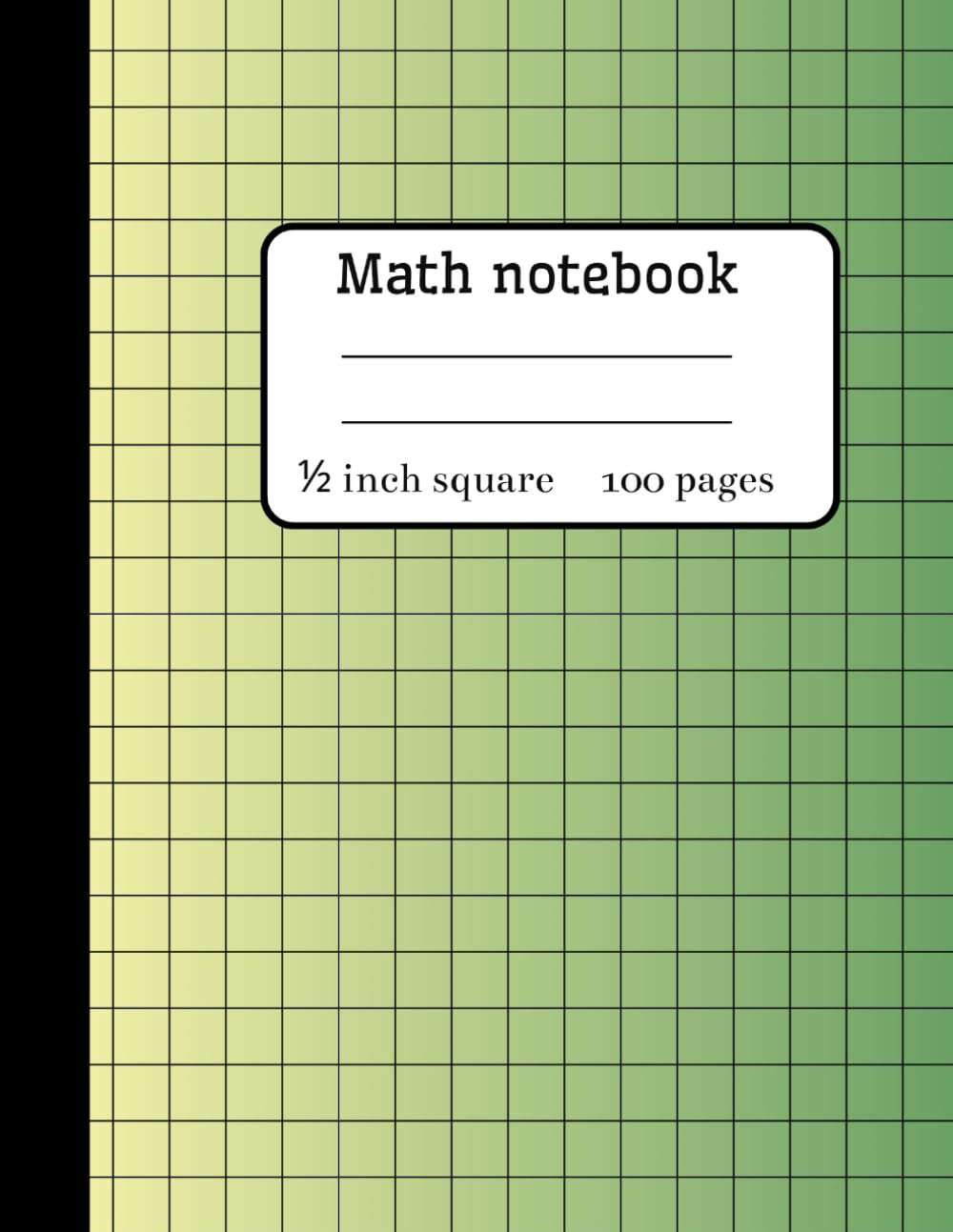 Math Notebook 1/2 Inch Squares: for Math and Science Students, Grid Paper Notebook for Kids, 100 pages, 8.5 x 11 In baixar o livro de graça