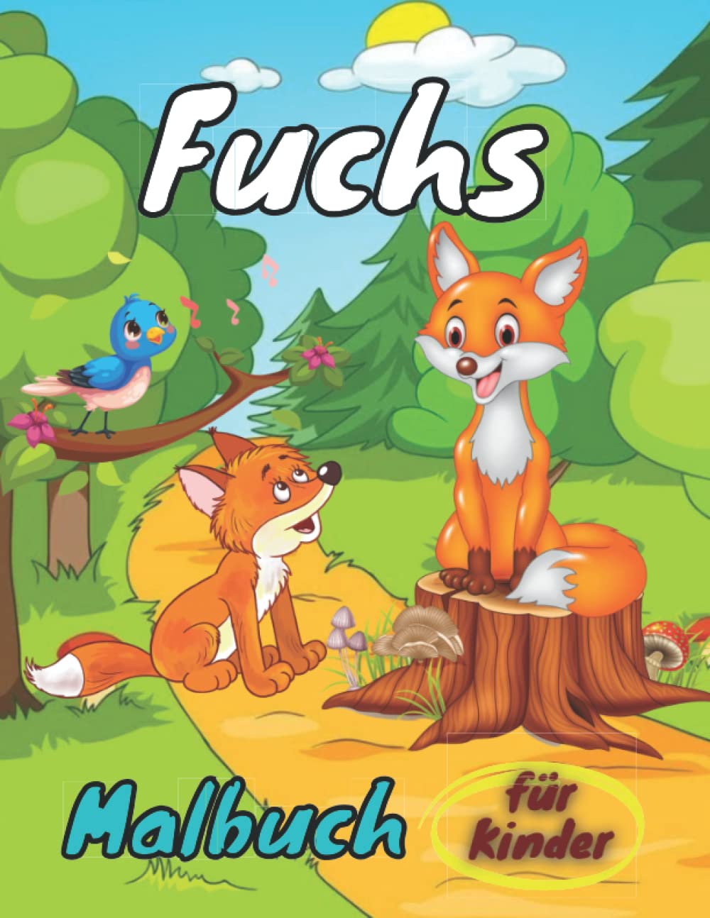 ler totalmente Fuchs Malbuch für Kinder: Niedliche Tier-Design für Kinder Mädchen und Jungen, Adorable Füchse Designs zu malen, Stressabbau zu helfen, Sie zu... aller Altersgruppen, die Liebe zu Farbe.