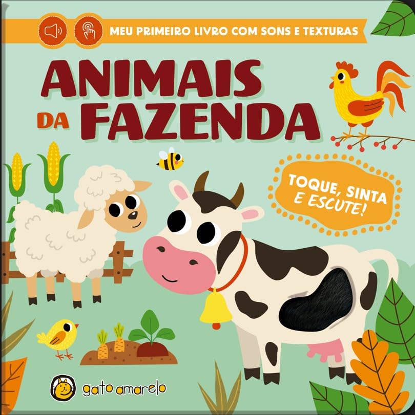 ler totalmente Toque, sinta e escute - Animais da Fazenda