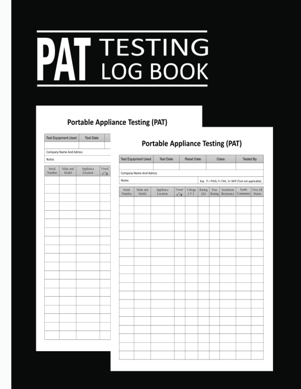 capítulo por capítulo baixar Pat Testing Log Book: Portable Appliance Testing Log Book | Equipment for PAT Tester | Testing of Electrical Equipment For Businesses, Schools,..., Record More than 2000 Entries | 120 Pages.