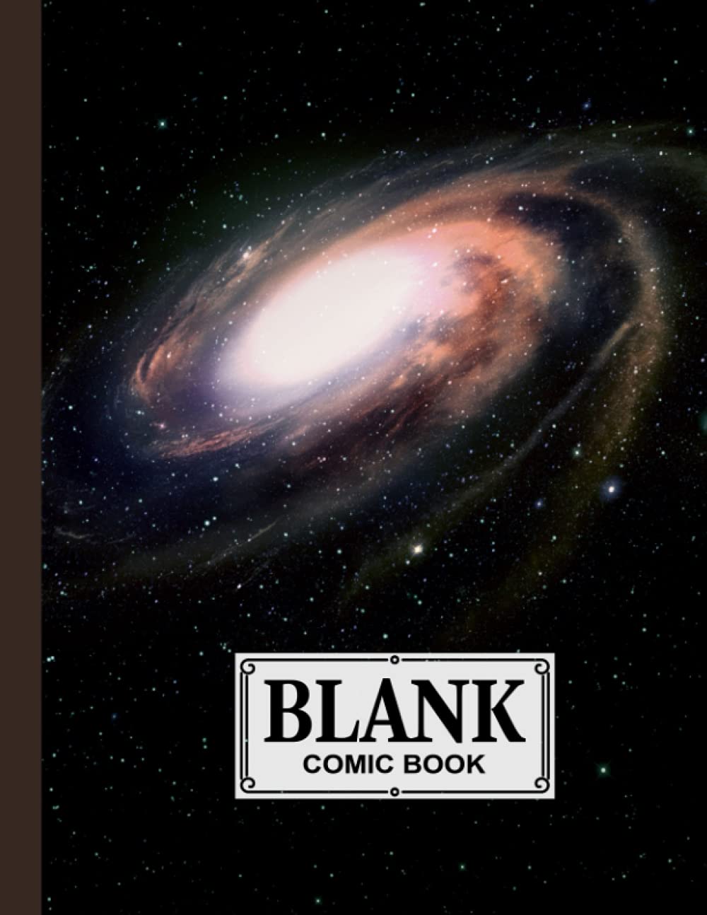 Blank Comic Book: Spiral Galaxy Cover, Create Your Own Story, Journal, Notebook, Sketchbook for Kids and Adults, 120 Pages - Size 8.5" x 11" Notebook by Ingolf Jakob baixar o livro de graça