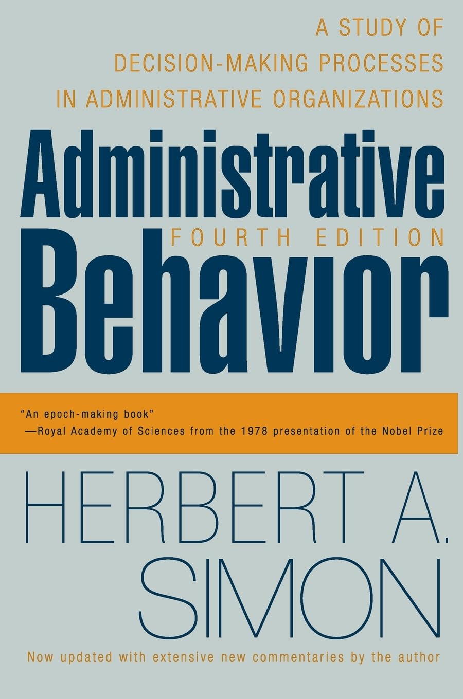 capítulo por capítulo baixar Administrative Behavior, 4th Edition: A Study of Decision-Making Processes in Administrative Organizations