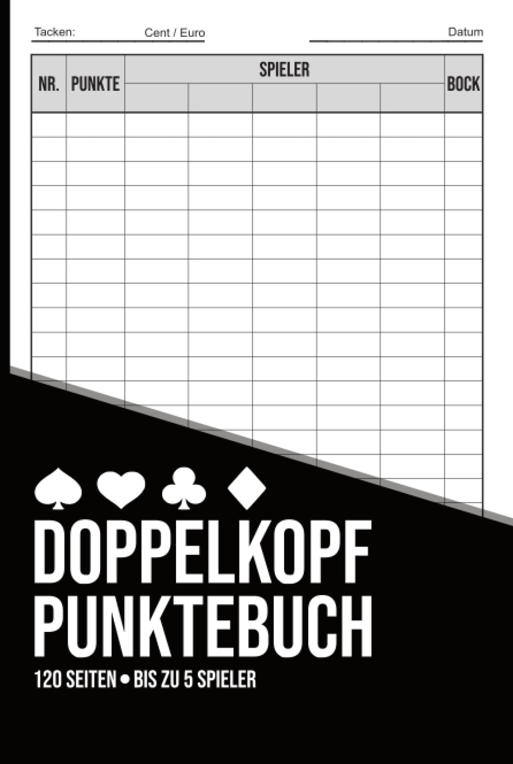 capítulo por capítulo baixar Doppelkopf Punktebuch: Der Punkteblock für Doppelkopf Spieler | Doko Punktebuch | Punkteblock | Ergebnisblock | Zählzettel (Für bis zu 5 Spieler)