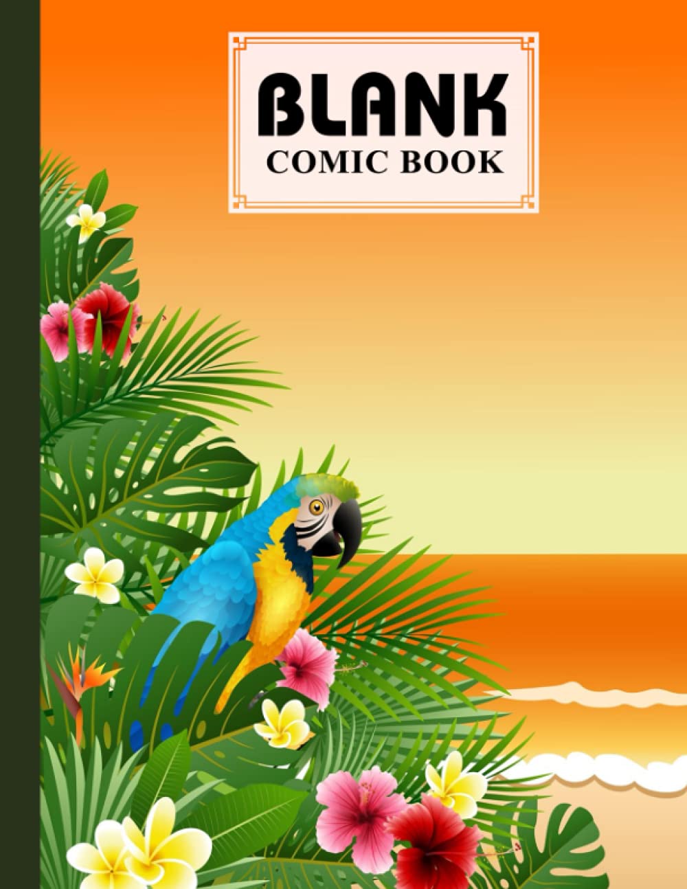 capítulo por capítulo baixar Blank Comic Book: Premium Parrots Cover Blank Comic Book, Create Your Own Story, Journal, Notebook, Sketchbook for Kids and Adults, 120 Pages - Size 8.5" x 11" Notebook by Ramazan Bischoff