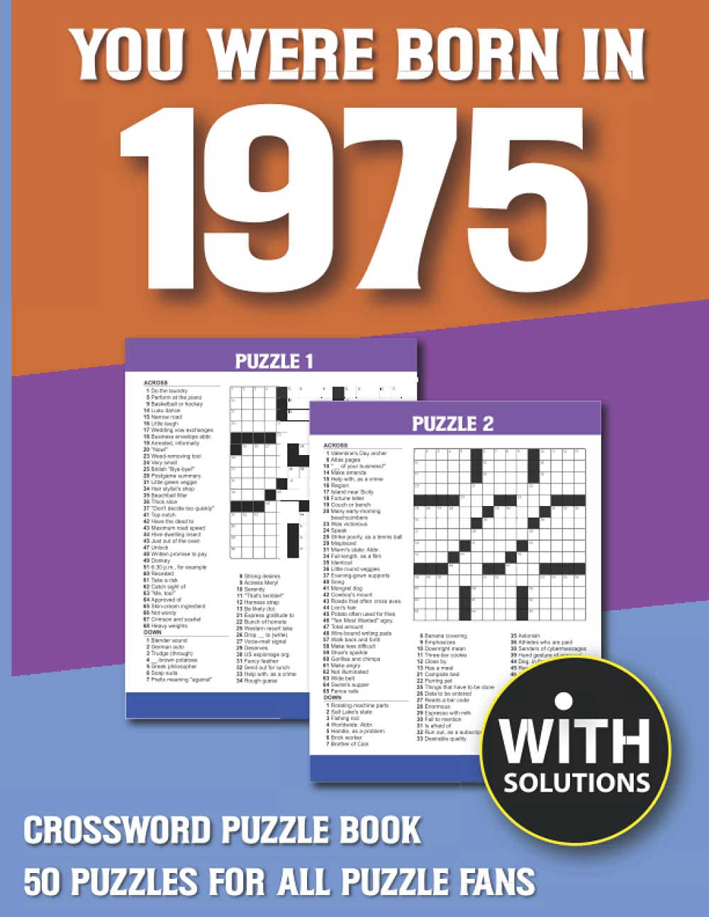 capítulo por capítulo baixar You Were Born In 1975: Crossword Puzzle Book: Crossword Puzzle Book For Adults & Seniors With Solution
