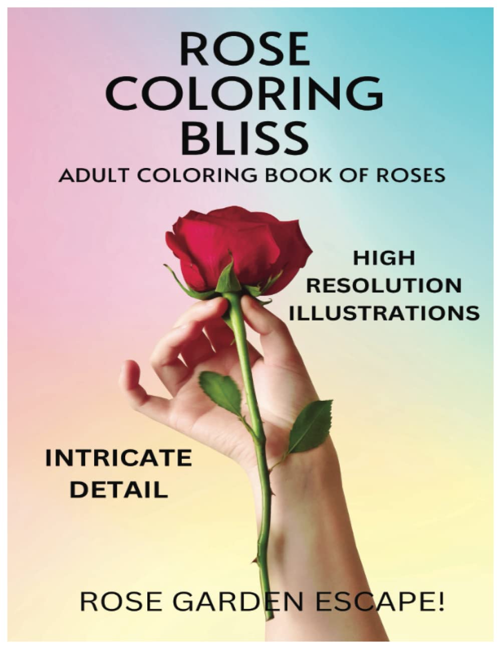 ler totalmente ROSE COLORING BLISS: ADULT COLORING BOOK OF ROSES