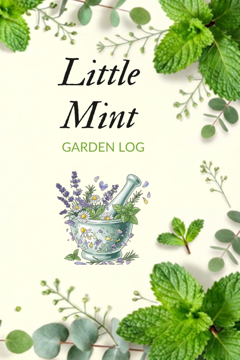 Little Mint Garden Log: Graph Paper Garden Journal | 110 Grid Pages for Herb Garden Planning, Plant Care, Garden Notes, Botanical Sketches & Growth Tracking baixar o livro de graça