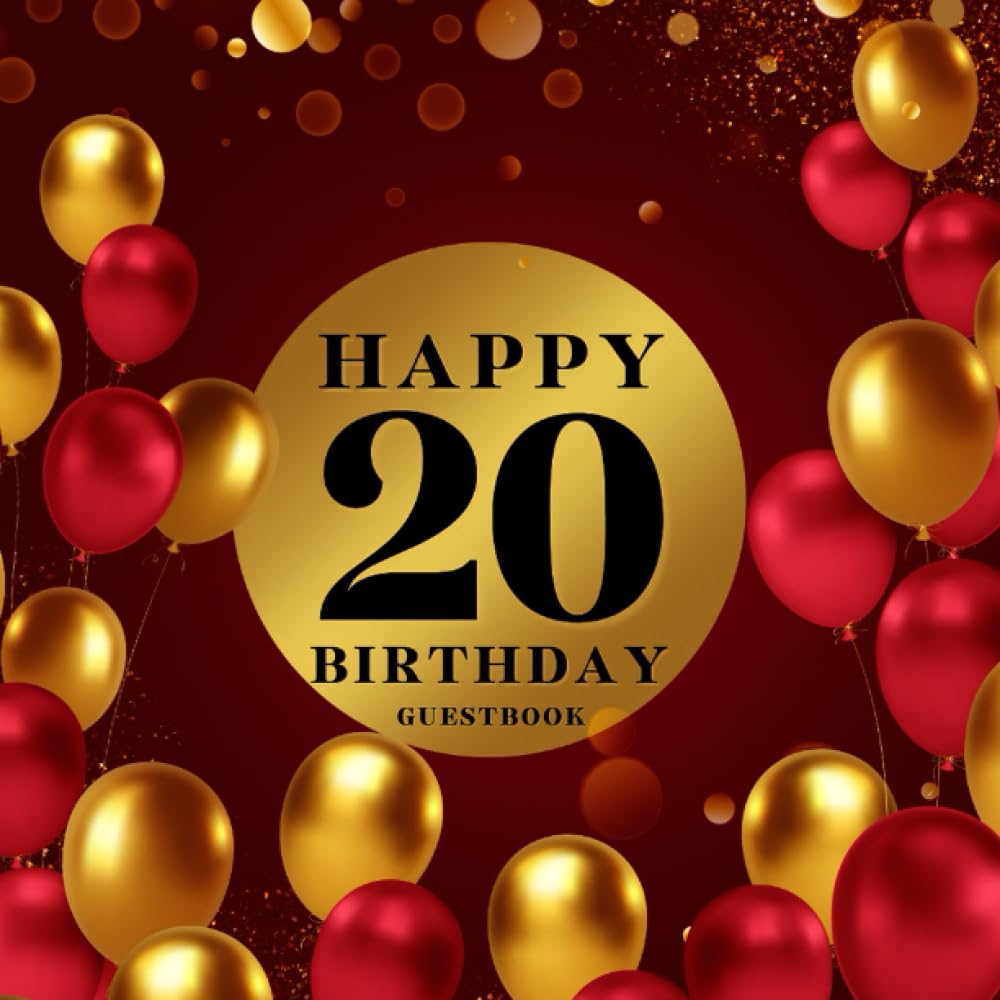 20th birthday guest book red and gold guest book: suitable for Polaroid photos. and has a page for writing impressions for guests to express their... x 8.5 inches, 120 pages. 1 page per 1 guest. baixar o livro de graça