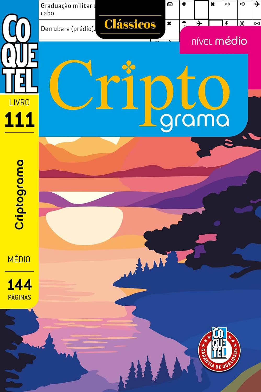 ler totalmente Livro Coquetel Criptograma 111: Nível Médio