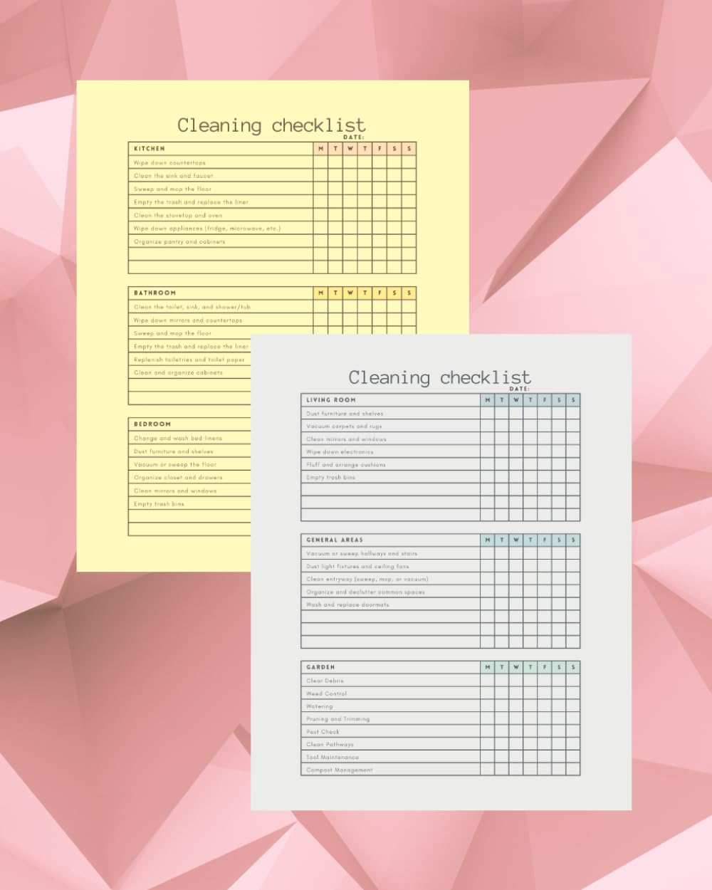House Cleaning Checklist Book: Stay Organized and Keep Every Area of Your Home Spotless | Extra Sections to add Personalized Tasks | Matte cover design,8”x10” with 122 Pages baixar o livro de graça