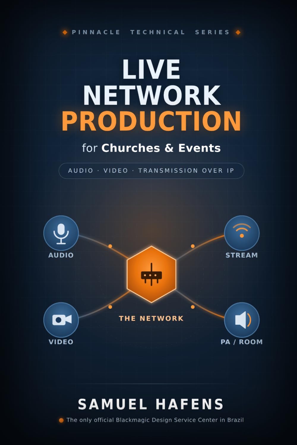 ler totalmente Live Network Production for Churches and Events: Audio, Video, and Streaming over IP — from Volunteer to Pro (Dante, AES67, ATEM & Streaming)