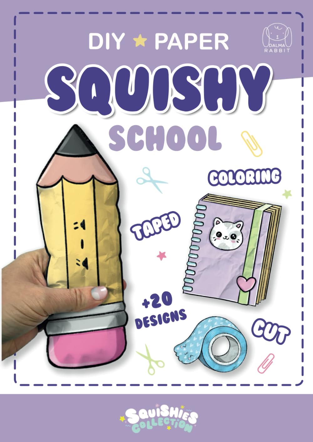 capítulo por capítulo baixar Paper Squishy School Supplies: Coloring, cut and taped your paper craft squishes (Squishies Collection)