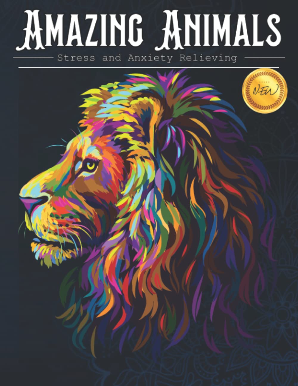 Amazing Animals: Animals coloring book completely unique 100 Animals coloring pages. Lions, Elephants, Owls, Dogs, Horses, Cats, and More! baixar o livro de graça