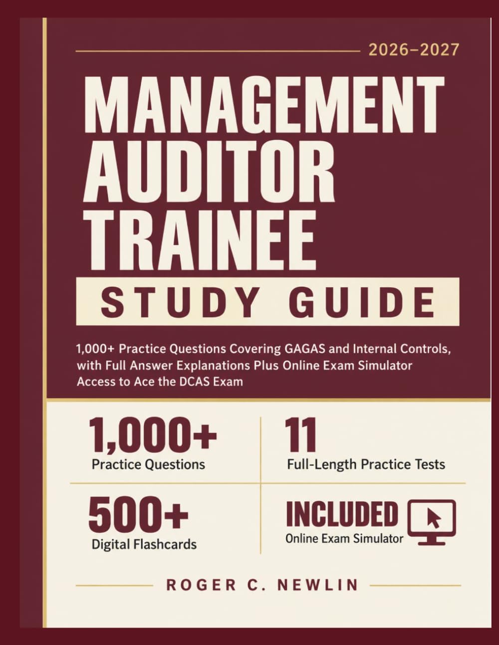 ler totalmente Management Auditor Trainee Study Guide: 1,000+ Practice Questions Covering GAGAS and Internal Controls, with Full Answer Explanations Plus Online Exam Simulator Access to Ace the DCAS Exam