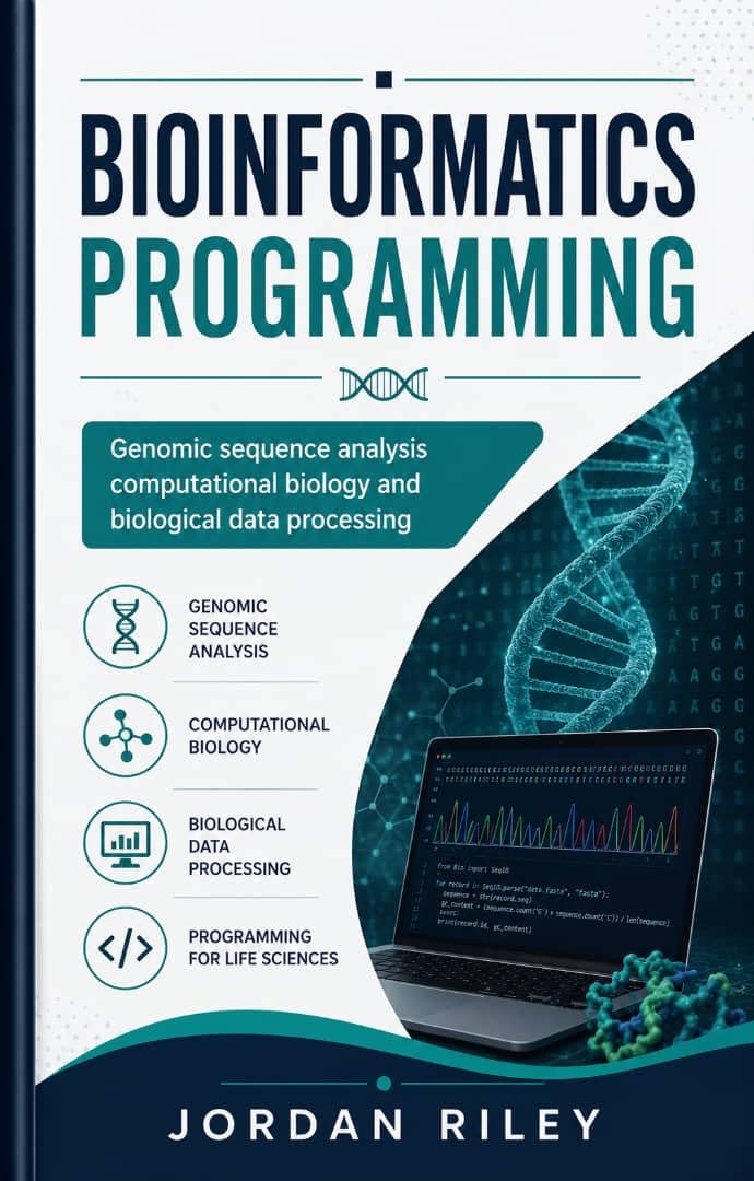 ler totalmente BIOINFORMATICS PROGRAMMING: Genomic sequence analysis computational biology and biological data processing (English Edition)