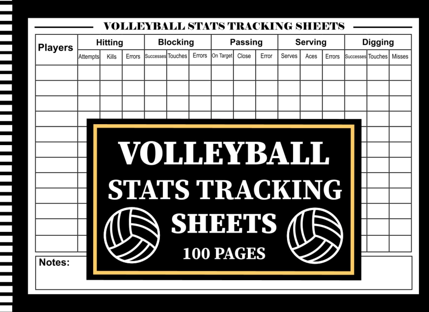 Volleyball Stats Tracking Sheets: Volleyball Stat Book for Tracking Player Performance | Record Stats for Matches and Practices | Perfect for Coaches and Athletes baixar o livro de graça