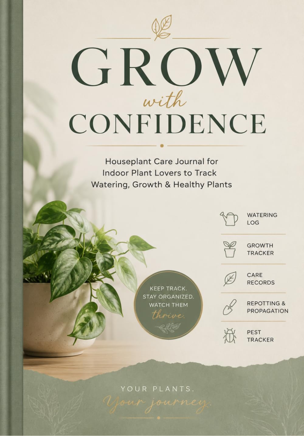 capítulo por capítulo baixar Grow with Confidence: Houseplant Care Journal for Indoor Plant Lovers to Track Watering, Growth & Healthy Plants I Complete Plant Care