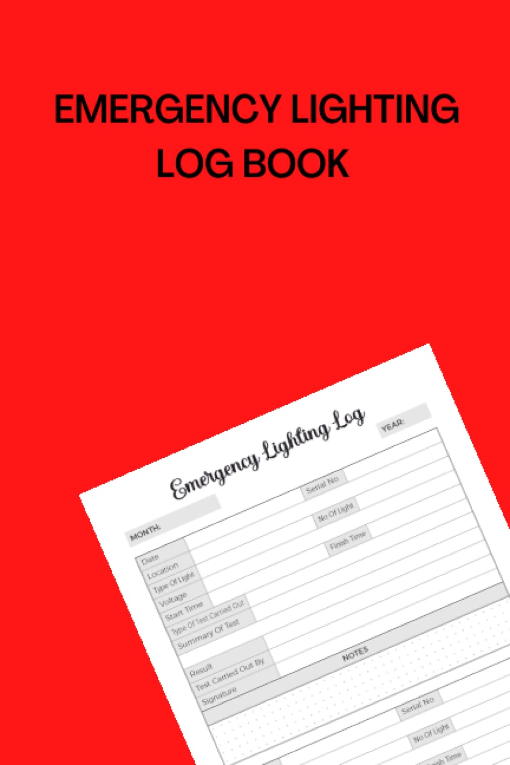 Emergency Lighting Log Book:: Emergency lighting record sheets 6 x 9 inch baixar o livro de graça