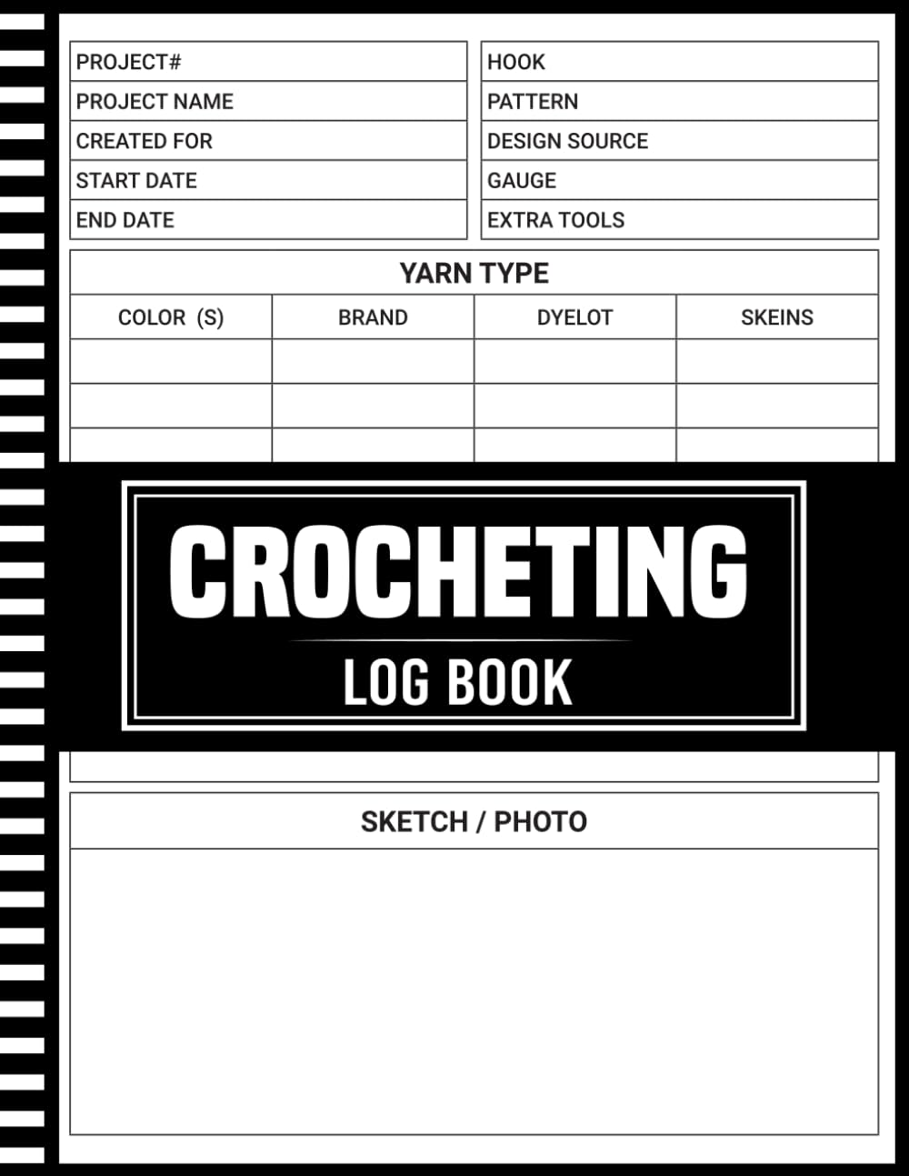 ler totalmente Crocheting Log Book: Your Ultimate Crochet Project Tracker | Organize Patterns, Yarn Inventory, and Crafting Goals
