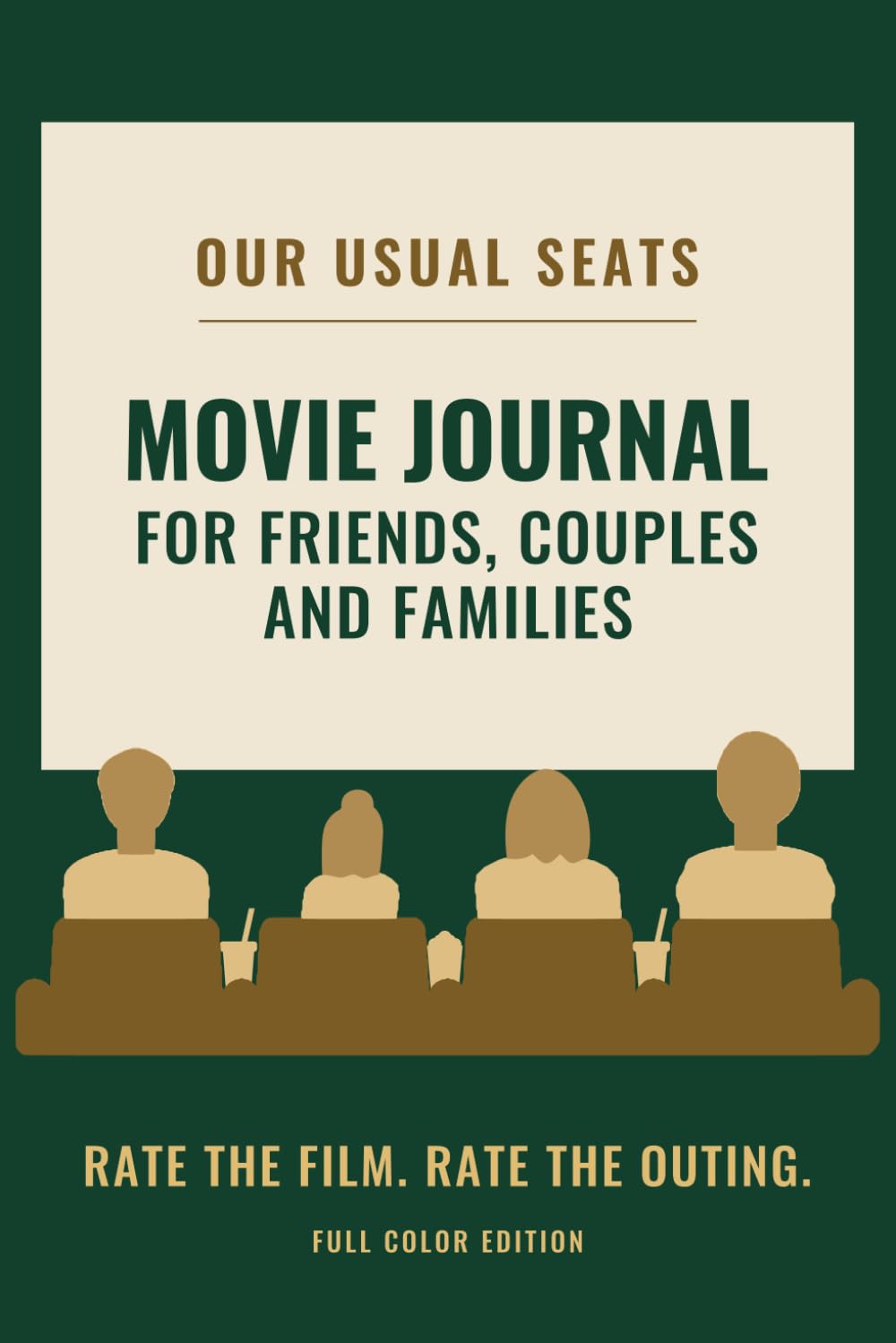 Our Usual Seats: Movie Journal for Friends, Couples and Families – Full Color Edition baixar livro de graça