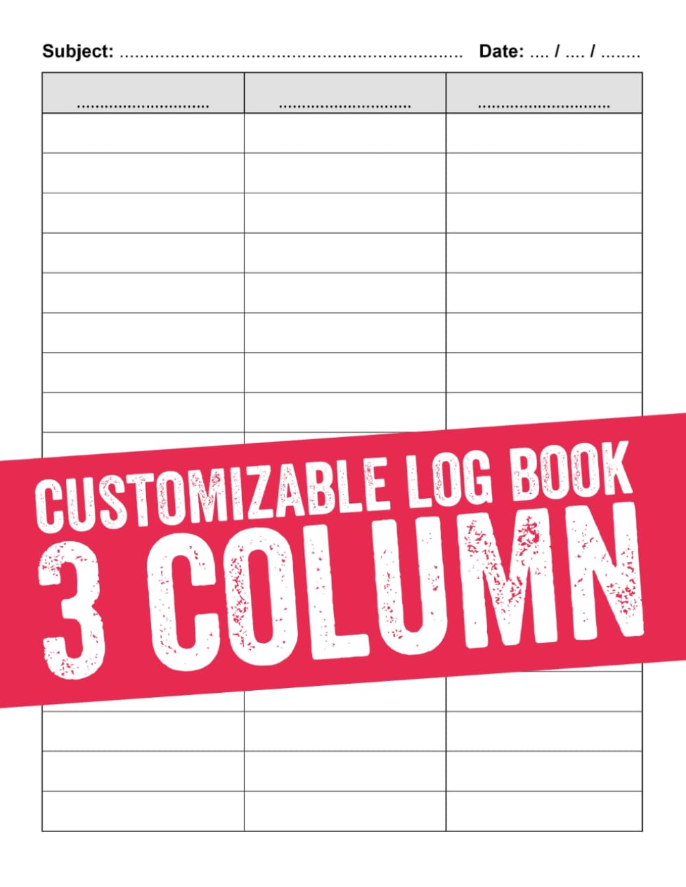 Customizable Log Book 3 Column: Funny Columnar Logbook For Accountant, Bookkeeping baixar o livro de graça