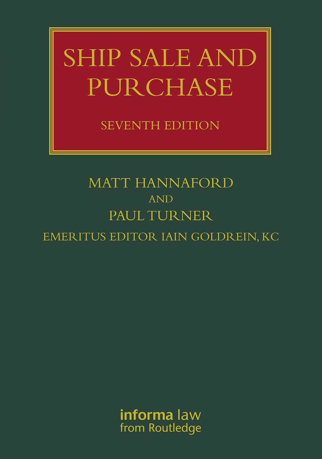 ler totalmente Ship Sale and Purchase (Lloyd's Shipping Law Library) (English Edition)