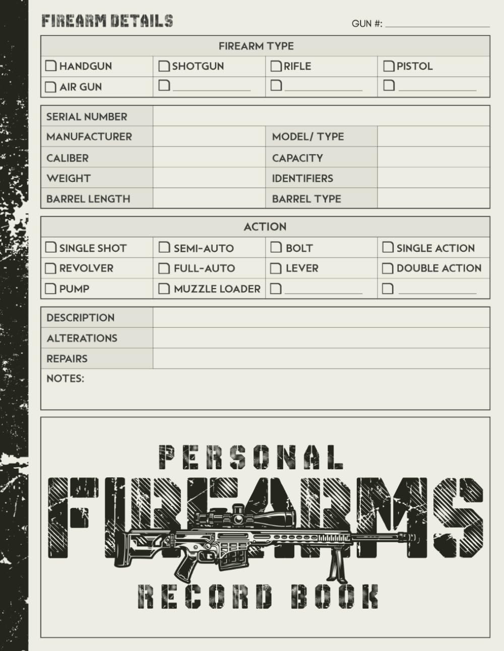 capítulo por capítulo baixar Personal Firearms Record Book: Firearm Inventory Log for Gun Owners | Track Acquisition & Disposition, Repairs, Insurance