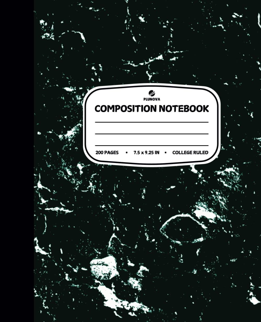 ler totalmente PLUNOVA College Ruled Green Composition Notebook: 200 pages, 7.5 x 9.25 Inches, College, Green Color Texture, and Office Supplies