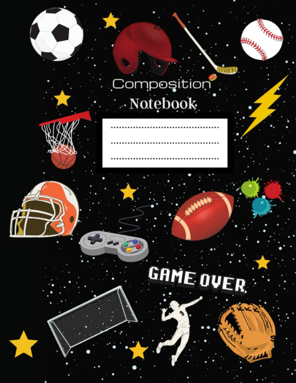capítulo por capítulo baixar Composition Notebook: Sports Composition Notebook For School, Wide Ruled lined notebook Gift, 120 Pages, 8.5"x11"