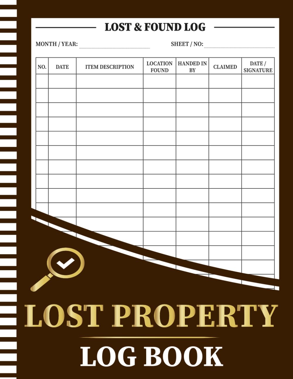 capítulo por capítulo baixar Lost Property Log Book: Lost and Found Register | Record Lost Property, Found Items, Cash, Valuables & Personal Belongings | Ideal for Schools, Offices, Hotels, Events, Warehouses & Public Facilities