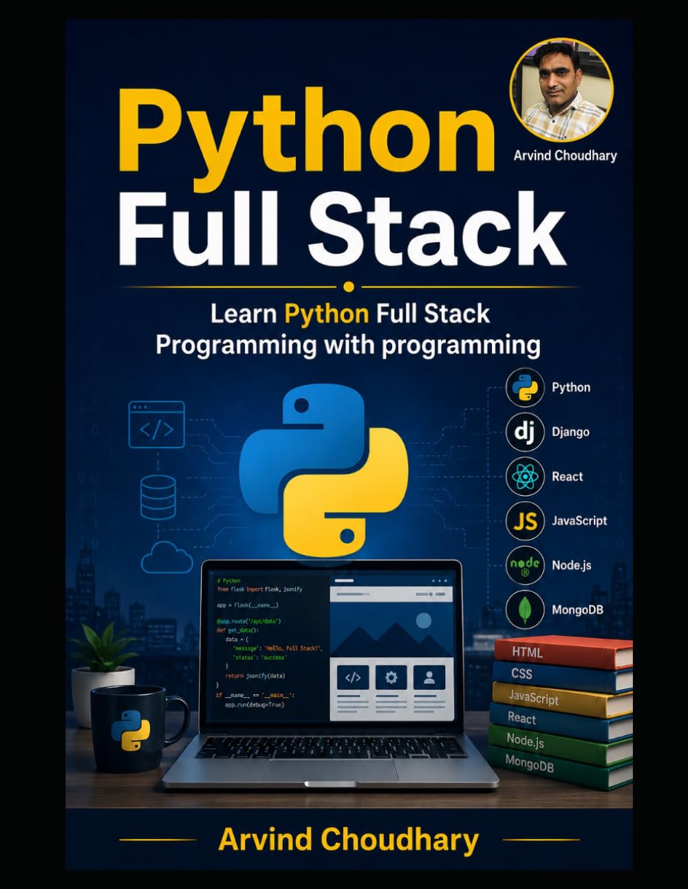 ler totalmente Python Full Stack Development: Complete Guide to HTML, CSS, JavaScript, React JS, Python & Django