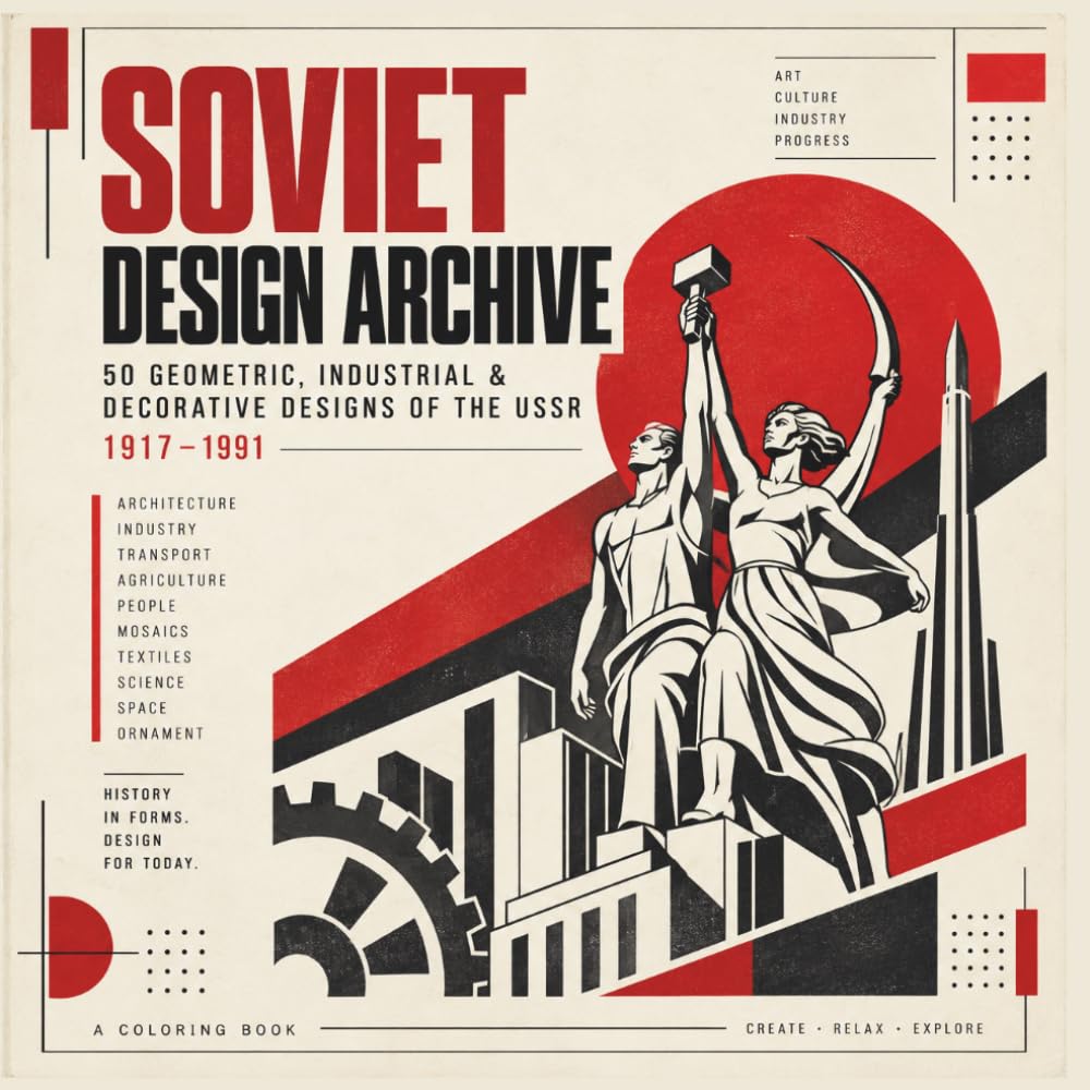 ler totalmente Soviet Design Archive: 50 Geometric, Industrial & Decorative Designs of the USSR · 1917–1991