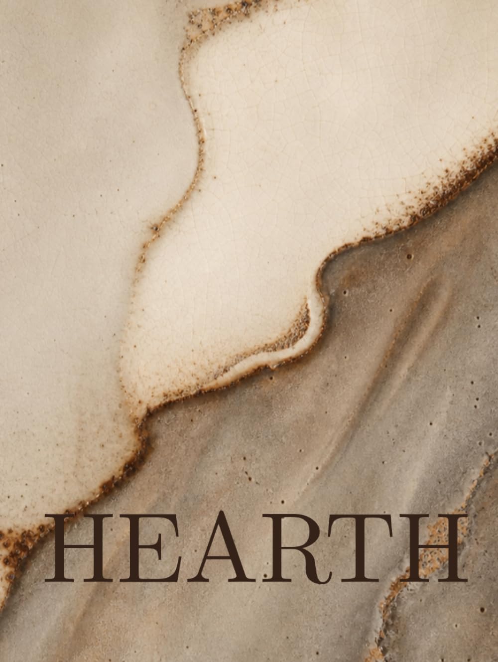 HEARTH: Oversized Decorative Coffee Table Journal for Display, Rustic Ceramic Crackle Texture, Warm Cozy Home Styling, 400 dot grid Pages, A Warm,... Modern and Mediterranean Interiors (QUIET) baixar o livro de graça