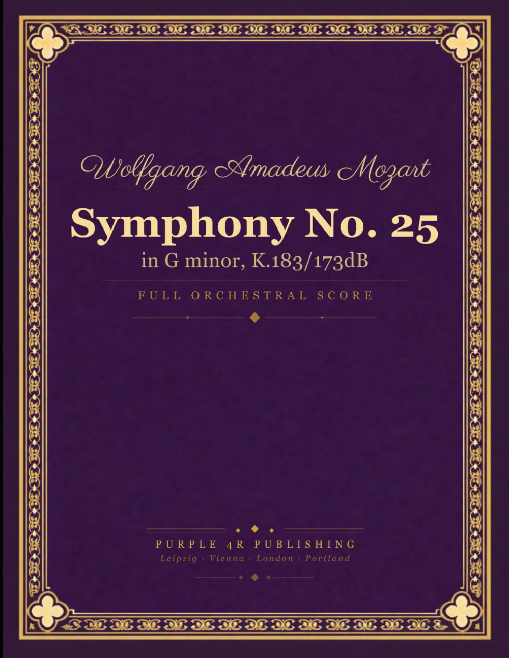 capítulo por capítulo baixar Mozart: Symphony No. 25 in G minor, K. 183/173dB - Full Orchestral Score