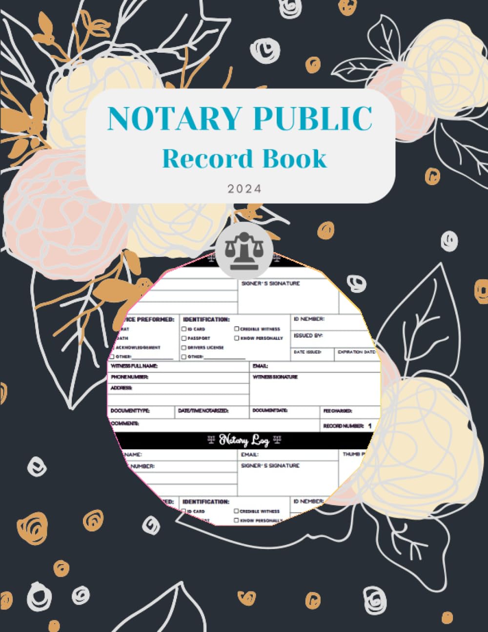 Notary Public Record Book 2024: Notarial Acts for 230 Records For Women baixar o livro de graça
