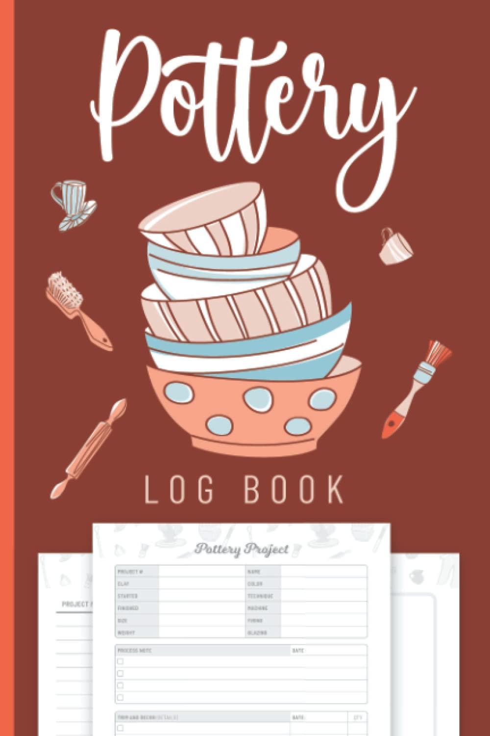 capítulo por capítulo baixar Pottery Log Book: Pottery Project Book Journal (Sized 6 x 9 inches, 110 Pages) - 50+ Projects to Record Your Ceramic Work - Pottery Project Log Book For Beginners & Professionals