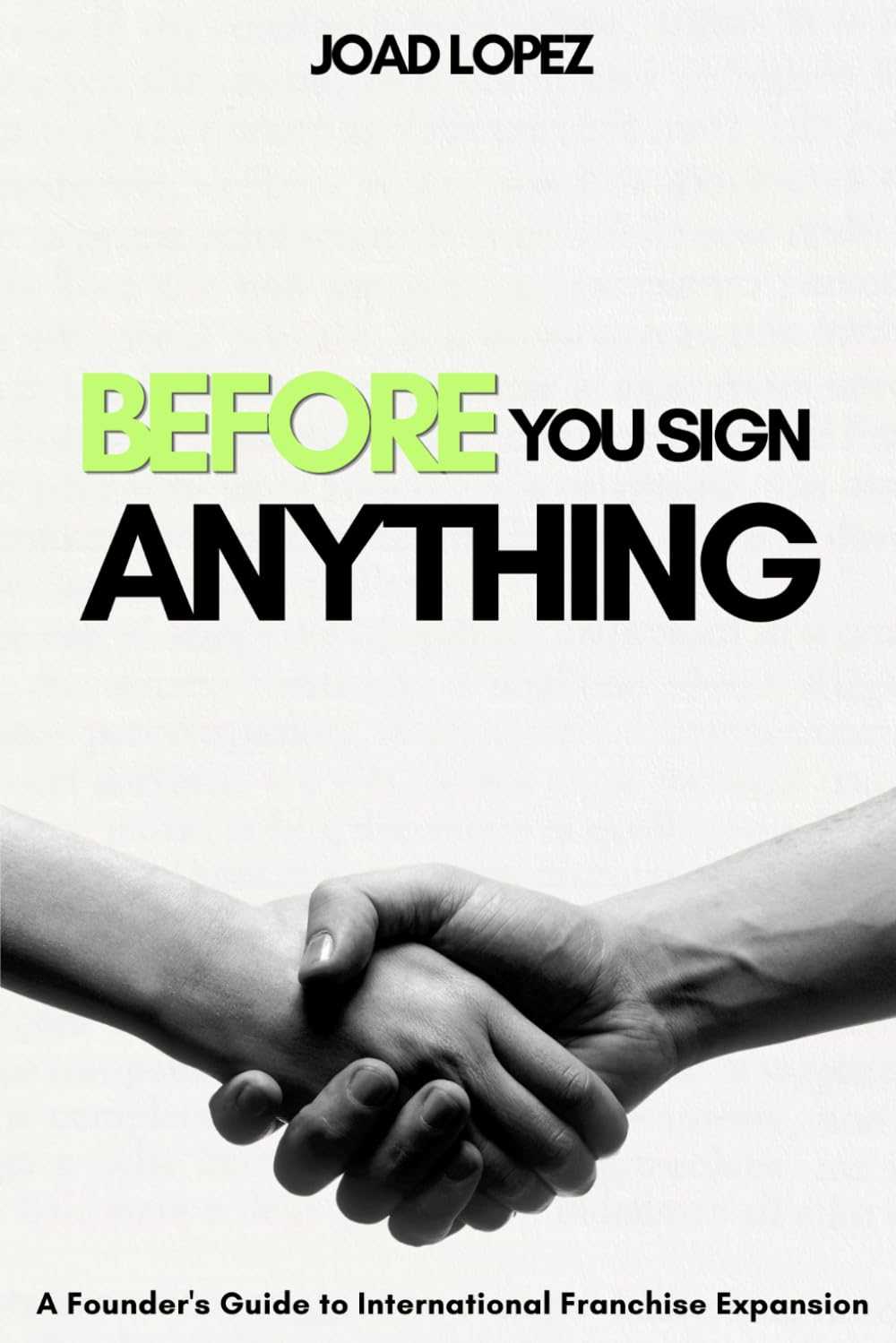 capítulo por capítulo baixar Before You Sign Anything: A Founder's Guide to International Franchise Expansion