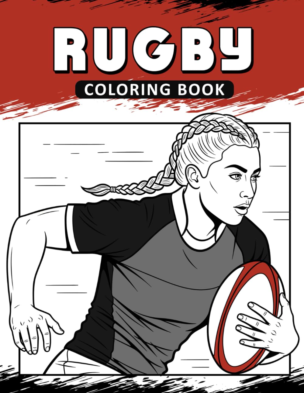 Rugby Coloring Book: The Activity Book for Athletes Lovers baixar o livro de graça