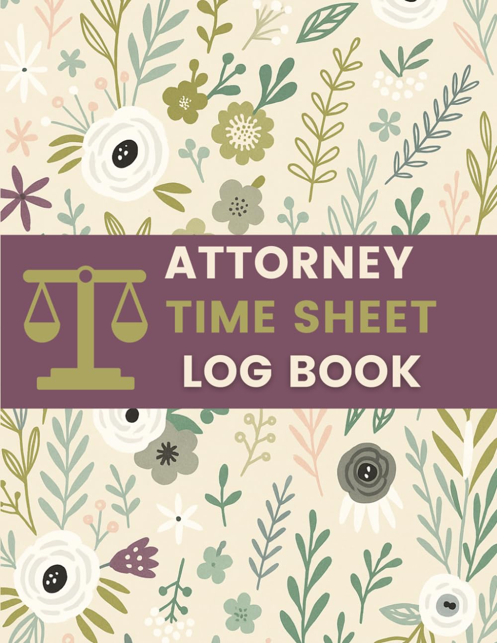 ler totalmente Attorney Time Sheet Log Book (8.5 x 11 Inches): Floral Designed Notebook – Billable Hours, Case Work & Client Time Tracking Record for Legal Professionals
